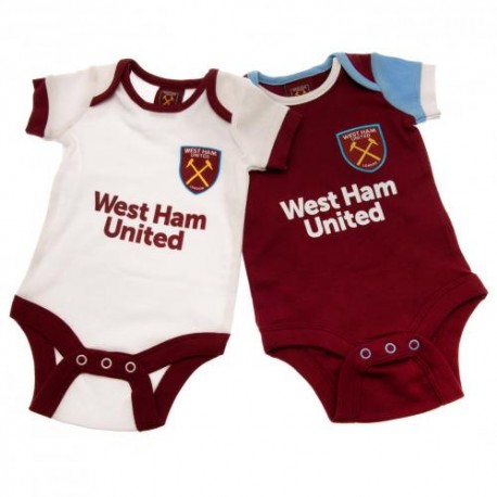 Kojenecké body West Ham United FC (2 ks) (typ MT) velikost 9-12 měsíců