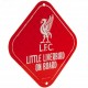 Cedulka do auta Little Dribbler on board Liverpool FC