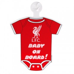 Cedulka do auta Baby on board Liverpool FC (typ body)