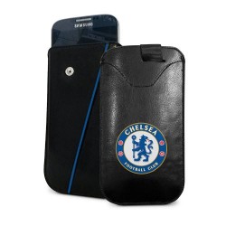 Kožené pouzdro na mobil Chelsea FC (typ menší)