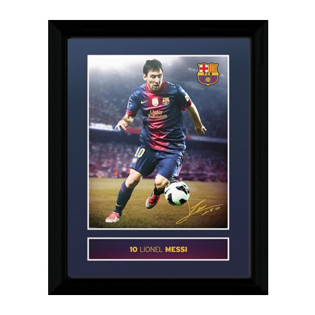 Zarámovaná fotografie Barcelona FC Messi
