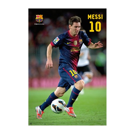Plakát Barcelona FC Messi (varianta 3)