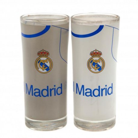Sada 2 koktejlových skleniček Real Madrid FC